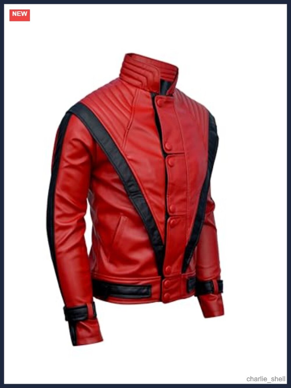 Faux Leather Jacket Moto Biker Cosplay Party Dance Wear